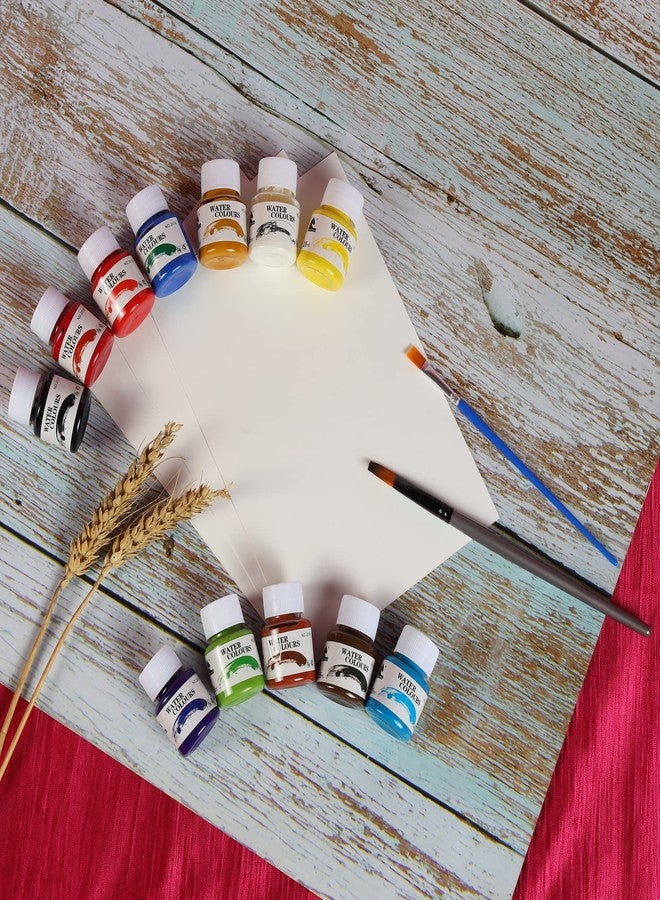ArtRight 12 x 25ml Watercolor Paint Set with Free Paintbrush - Acid-Free, Non-Toxic Artists' Water Colours for Painting in Multicolored Shades - Image 4